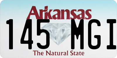 AR license plate 145MGI