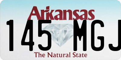 AR license plate 145MGJ