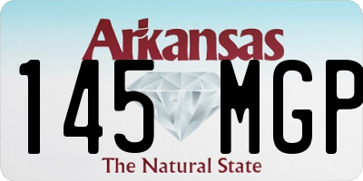 AR license plate 145MGP