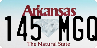 AR license plate 145MGQ