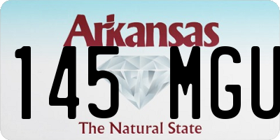 AR license plate 145MGU