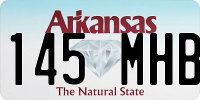 AR license plate 145MHB