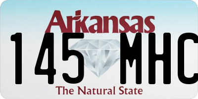 AR license plate 145MHC