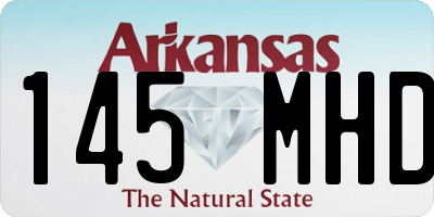 AR license plate 145MHD