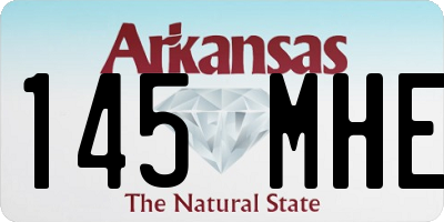 AR license plate 145MHE