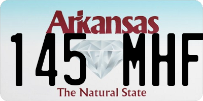 AR license plate 145MHF