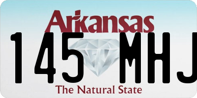 AR license plate 145MHJ