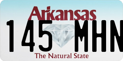 AR license plate 145MHN