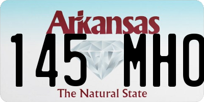 AR license plate 145MHO