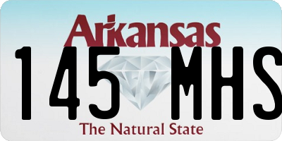 AR license plate 145MHS