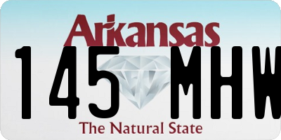 AR license plate 145MHW
