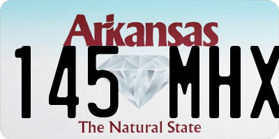AR license plate 145MHX