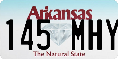 AR license plate 145MHY