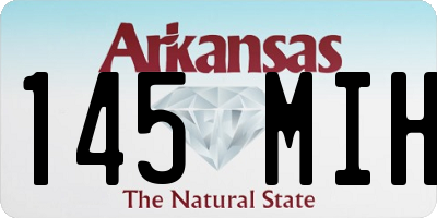 AR license plate 145MIH