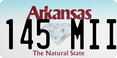 AR license plate 145MII