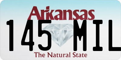 AR license plate 145MIL