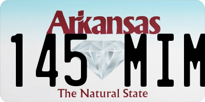 AR license plate 145MIM