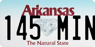 AR license plate 145MIN