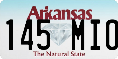 AR license plate 145MIO