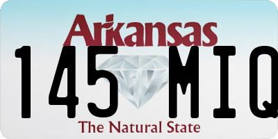 AR license plate 145MIQ