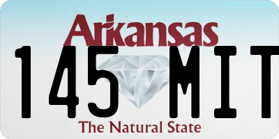 AR license plate 145MIT