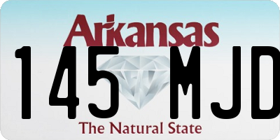 AR license plate 145MJD