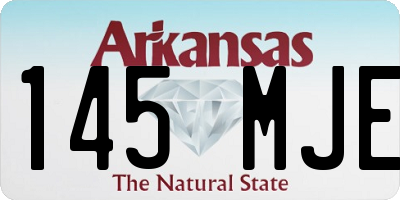 AR license plate 145MJE