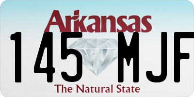 AR license plate 145MJF