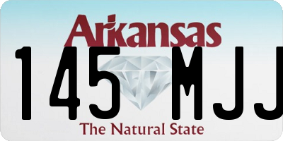 AR license plate 145MJJ