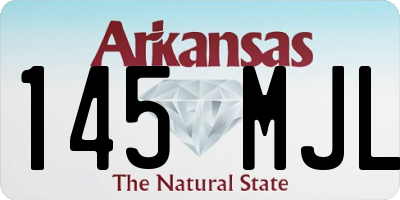 AR license plate 145MJL