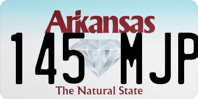 AR license plate 145MJP