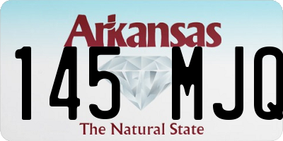 AR license plate 145MJQ