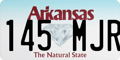 AR license plate 145MJR