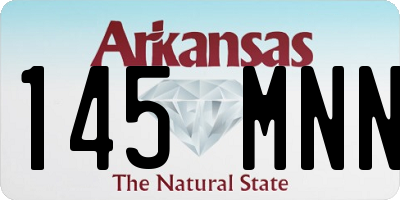 AR license plate 145MNN