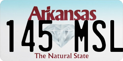 AR license plate 145MSL