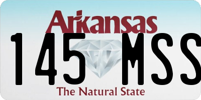 AR license plate 145MSS