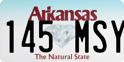 AR license plate 145MSY