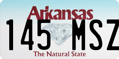 AR license plate 145MSZ