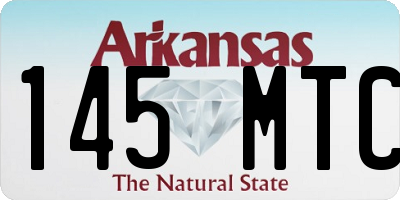 AR license plate 145MTC