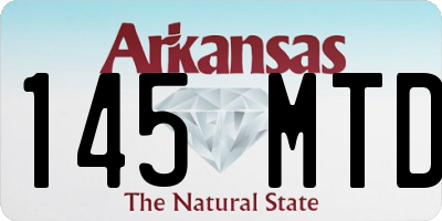 AR license plate 145MTD