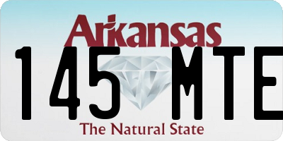 AR license plate 145MTE
