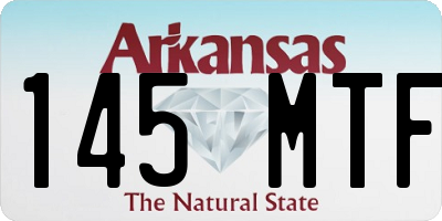 AR license plate 145MTF