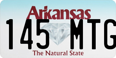 AR license plate 145MTG