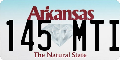AR license plate 145MTI