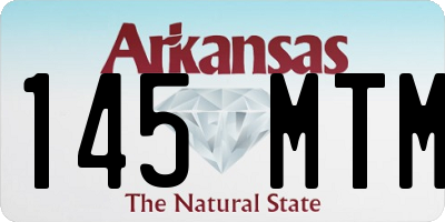 AR license plate 145MTM
