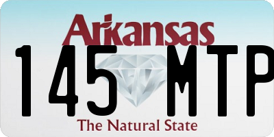AR license plate 145MTP