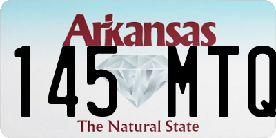 AR license plate 145MTQ