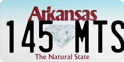 AR license plate 145MTS