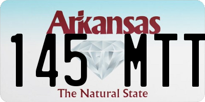AR license plate 145MTT