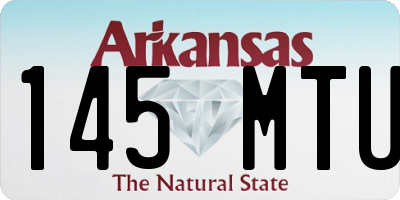 AR license plate 145MTU